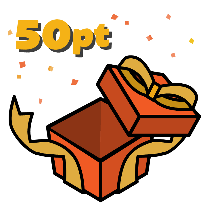 50ポイントプレゼント